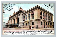 View Union Station, Albany NY c1912 Hotel, Family & Child Vintage Postcard picture