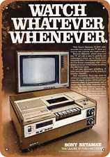 Metal Sign - 1978 Sony Betamax Video Recorders - Vintage Look Reproduction picture