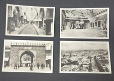 Lot of 4 RPPC TUNIS, Tunisia Landmark Scenes Postcards Early 1900's Unposted picture