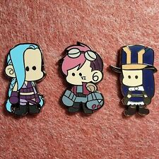 Arcane pins Jinx Vi Caitlyn chibi pin League of Legends pin picture