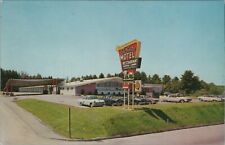 Senator Motel Restaurant Augusta ME Maine c1950s autos postcard N573 picture