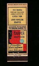 Harper Method Beauty Shop Kingston Ontario Canada Vintage Matchbook picture