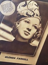 Glenda Farrell, Full Page Vintage Pinup picture