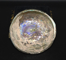Big Ancient Roman Glass Bowl with Iridescent Patina Circa 1st - 3rd Century AD picture