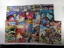 Lot of 11 Marvel Comic Books, Mephisto, The New Mutants, Strange Tales,  (G DD) picture