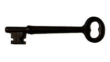Antique Flat Shank Skeleton Key #4 - 3-5/15” Solid Barrel picture