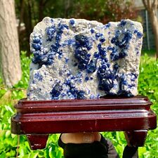 2.1LB Natural Blue berry fluorite Mineral Crystal Specimen/Inner Mongolia picture