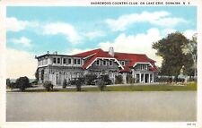 Dunkirk New York 1930s Postcard Shorewood Country Club on Lake Erie picture