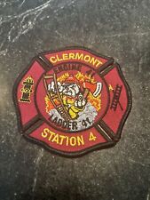 Clermont FL Florida Station 4 Engine Ladder 41 Fire Rescue PATCH Iron On 3” Rare picture