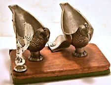 Vintage Two Decorative Birds Pipe Holder with Tool Holder picture