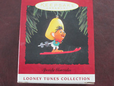 Hallmark Ornament 1994 Looney Tunes SPEEDY GONZALEZ Mouse On Skis MIB picture