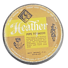 Vintage Heather Pipe Tobacco Tin Scottish Formula Dist Hollco  Made in England picture
