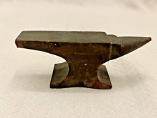 Miniature Brass Anvil Jewelers Tool Paperweight 15.6 Oz picture