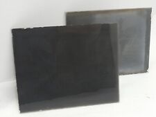 LOT OF 2 ANTIQUE ORIGINAL HORSE SNOW SLED CARRIAGE GLASS PLATE PHOTO NEGATIVES picture