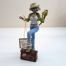 Margaret Le Van Alley Cats Figurine GoGo Aces Up My Sleeve Vegas Cards Sexy picture