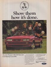 Show them how it's done: US Women's Volleyball Team for Ford Mustang ad 1994 picture