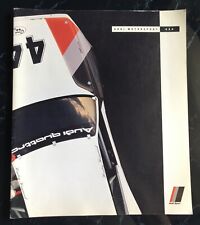 1989 Audi Sport Motorsport Brochure picture