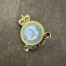 VINTAGE (CITY OF LONDON) SQUADRON 600 AUXILIARY AIR FORCE ENAMEL INSIGNIA BADGE picture