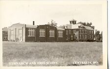 Gymnasium and High School, Centralia, Mo. Missouri EKC Real Photo Postcard picture