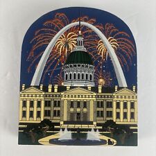 Faline The Cat's Meow Old Courthouse Gateway Arch St Louis Wooden Block Decor picture