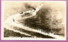 1920s Column of US Navy Destroyers Maneuvering 3.5x5.75 Original Photo picture