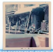 pc01  Vintage Photo 1969 Thailand house on river 433a picture
