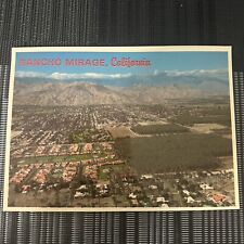 AERIAL VIEW - RANCHO MIRAGE, CA POSTCARD picture