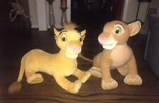 Jumbo Simba & Nala Lion King Plush Stuffed Animal Disney Large Giant 28” picture