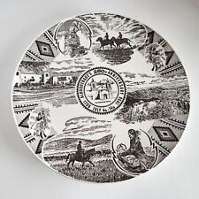Vintage 10” Kettlesprings Kilns Plate Albuquerque Commemorate 250 Years 1956 picture