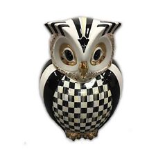 Brand New Mackenzie Childs Courtly Owl Cookie Jar picture