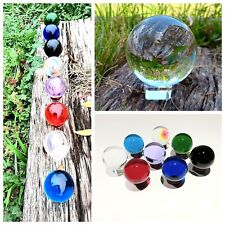 K9 Color Crystal Balls 50mm/80mm Sphere with Stand Meditation Feng Shui picture