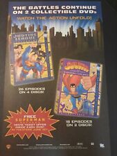 JUSTICE LEAGUE & SUPERMAN Animated Series DVD Release ~ Comic Page PRINT AD 2006 picture