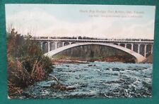 Estate Sale ~ Vintage Postcard - Black Bay Bridge, Port Arthur, Ont., Canada picture