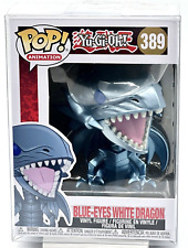 Blue Eyes White Dragon Pop #389 Yu-Gi-Oh Funko 2018/2023 Release Pop Protector picture