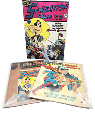 Wonder Woman Tabloid Comic Bundle + Poster picture