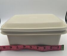Tupperware Freeze N Save Ice Cream Keeper Sheer Container 1254-18 W Lid picture