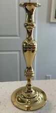 Vintage 14” Large Baldwin Solid Brass Victorian Style Mid-Century Candlestick picture