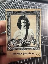 George Harrison Guitarist 1/1 One Of One Custom Card picture