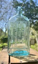 Antique Fellows Syrup Of Hypophosphites  Bottle, Aqua Green , 7” Tall, Near Mint picture