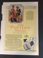 Cudahys Puritan Bacon Ad Clipping Original 1929 Magazine Print Vintage picture