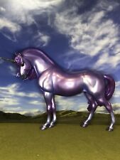 OOAK Breyer cm Custom Horse Spirit Unicorn by D.Williams *Stunning Colorshift* picture