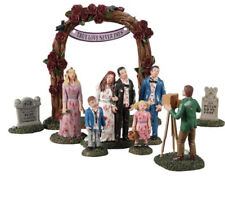 Lemax Zombie Wedding Party - Halloween Village Set  of 9-Spooky Town picture