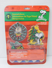Colorbok ~ Peanuts Suncatchers ~ Christmas Designs picture