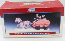 Lemax Christmas porcelain Village Hay Carriage Ride picture