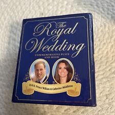 New The Royal Wedding Commemorative Mini Plate and Book by Cindy De La Hoz picture