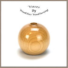 Handmade Vases Weed Pot Vase Maple Wood Hand Crafted USA 412 picture