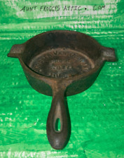 Aunt Froggy's Attic Cast Iron Advertising Skillet Pan Tulsa Goodner MF picture