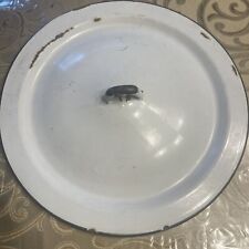 Enameled Pot Lid 10.5” White picture