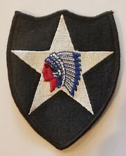 US ARMY 2ND INFANTRY DIVISION THE BIG INDIAN PATCH - US GOVERNMENT ISSUE USGI picture