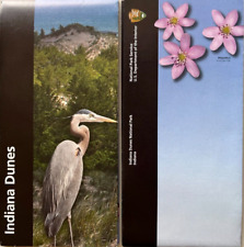 Newest INDIANA DUNES NP    NATIONAL PARK SERVICE UNIGRID BROCHURE Map  GPO 2023 picture